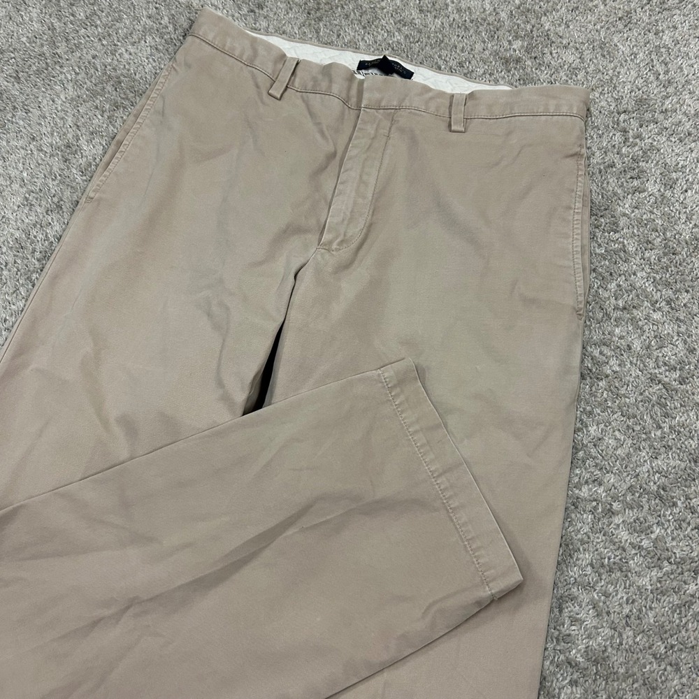 Banana Republic Gavin Chinos 30X32 Tan Straight Fit Cotton Khaki Pants